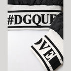 Dolce & Gabbana Black Nylon #DGFamily Full Zip Bomber Jacket