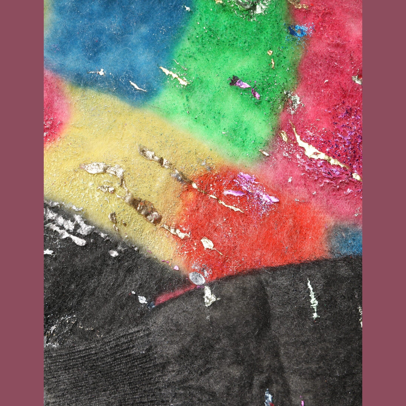 Dolce & Gabbana Multicolor Mohair Turtleneck Pullover Sweater