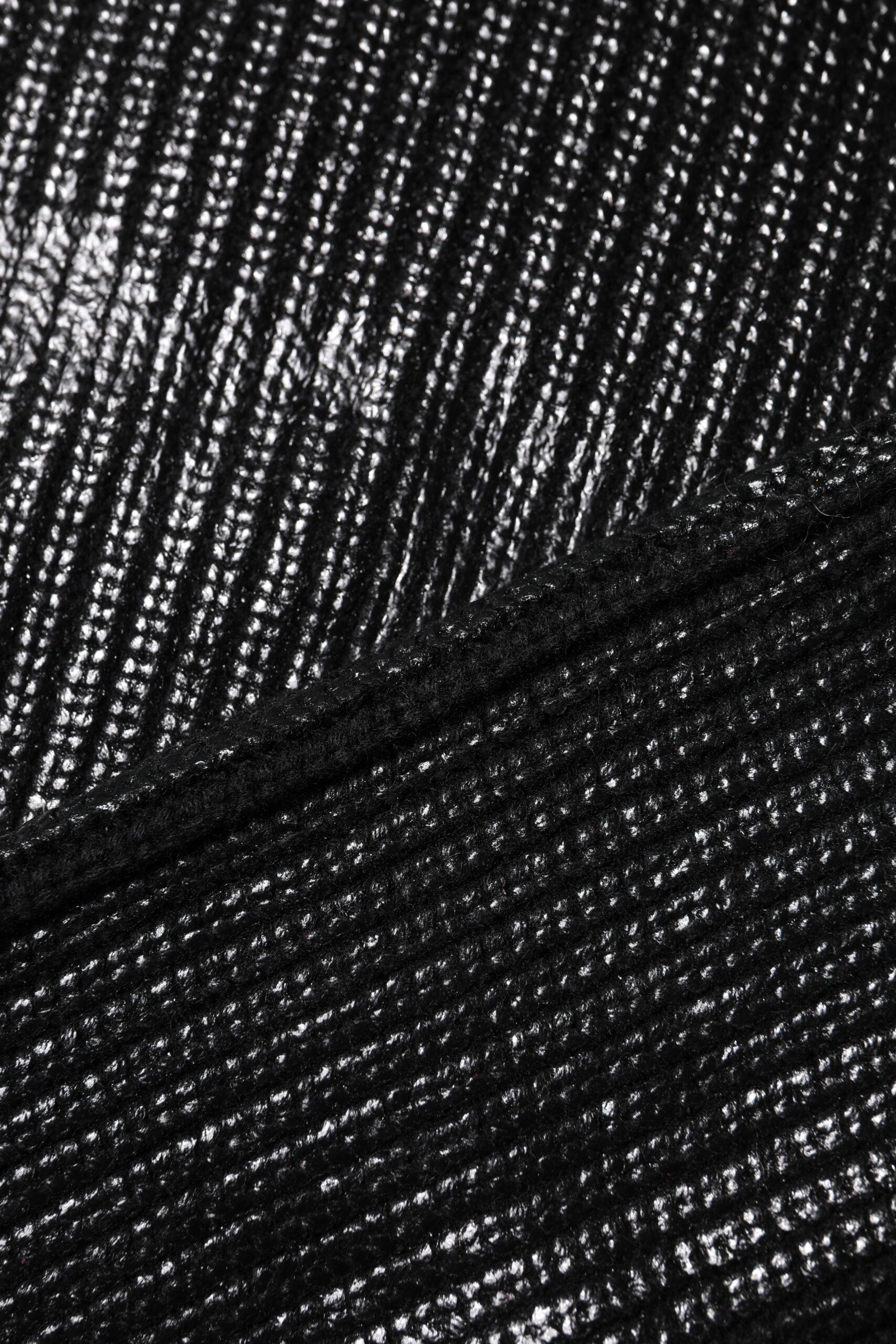 Dolce & Gabbana Black Wool Long Sleeve Turtleneck Cropped Top Dolce & Gabbana