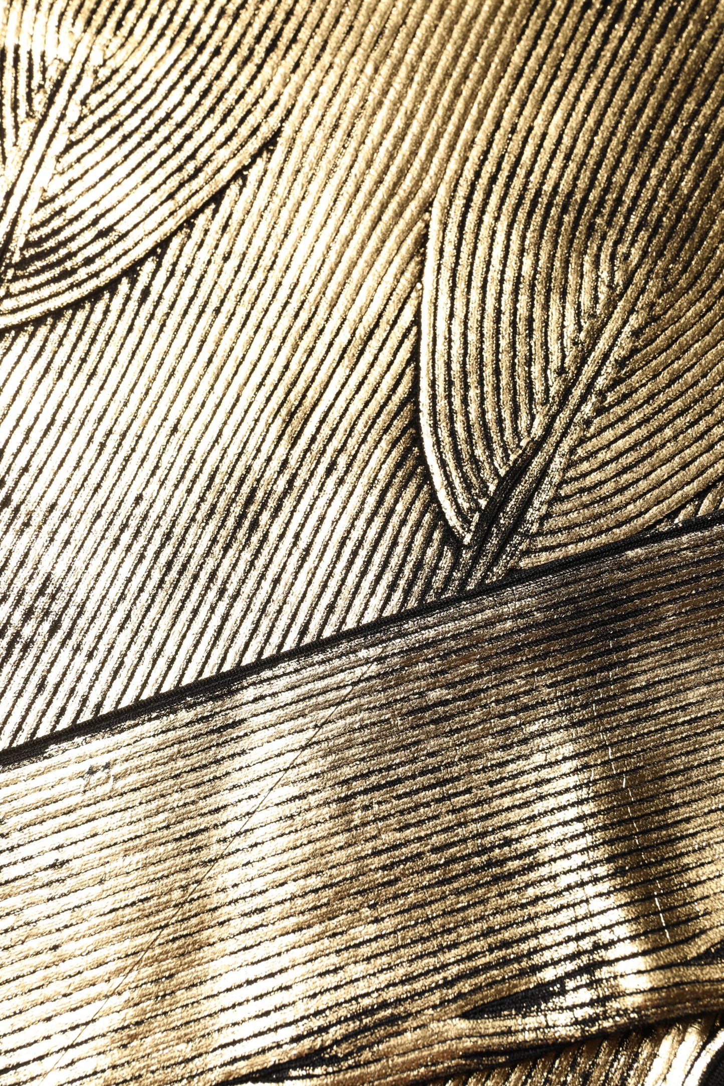 Dolce & Gabbana Gold Round Neck Long Sleeve Pullover Top Dolce & Gabbana