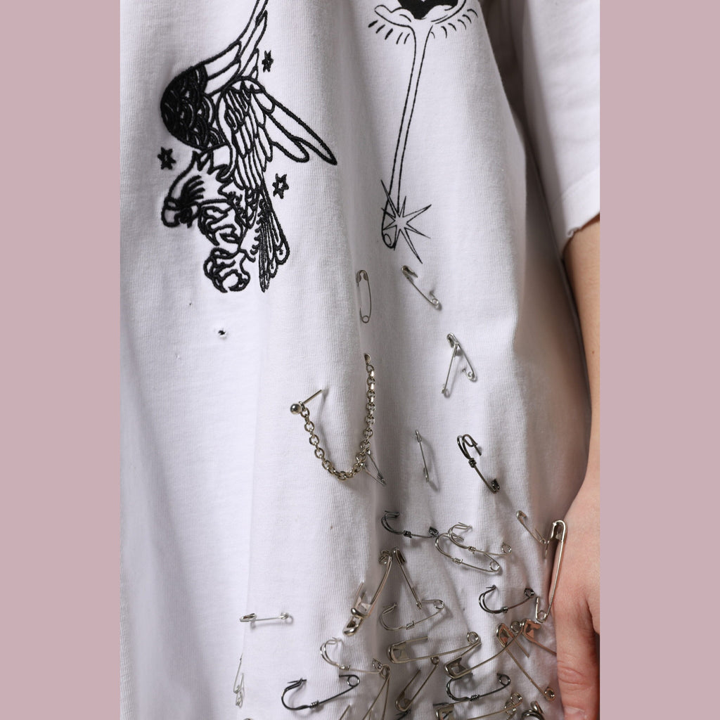 Dolce & Gabbana White Cotton DG BLESSED Printed T-shirt