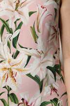 Dolce & Gabbana Multicolor Floral Print Round Neck Tank Top