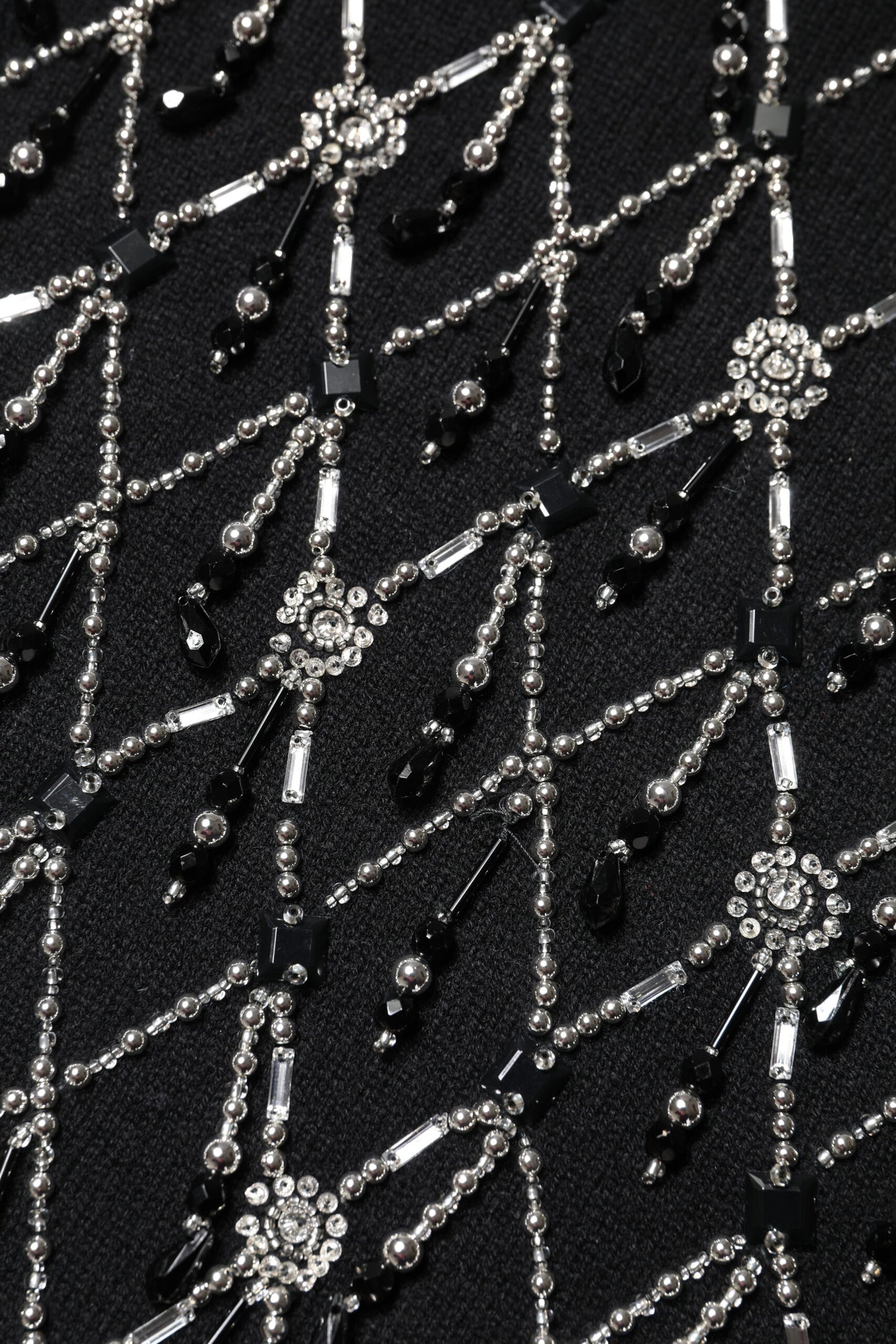 Dolce & Gabbana Black Cashmere Embellished Long Sleeves Top Dolce & Gabbana