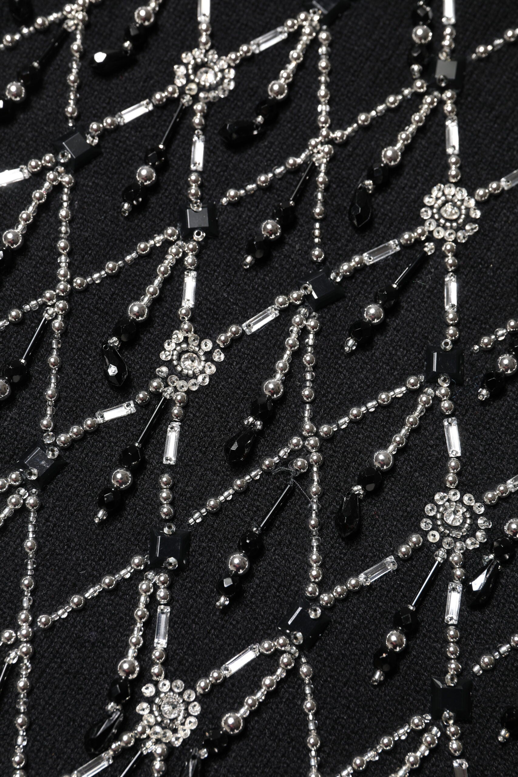 Dolce & Gabbana Black Cashmere Embellished Long Sleeves Top Dolce & Gabbana