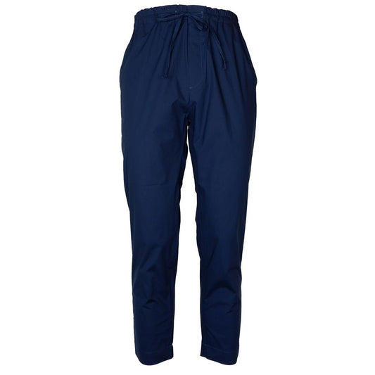 Alpha Studio Blue Cotton Jeans & Pant Alpha Studio