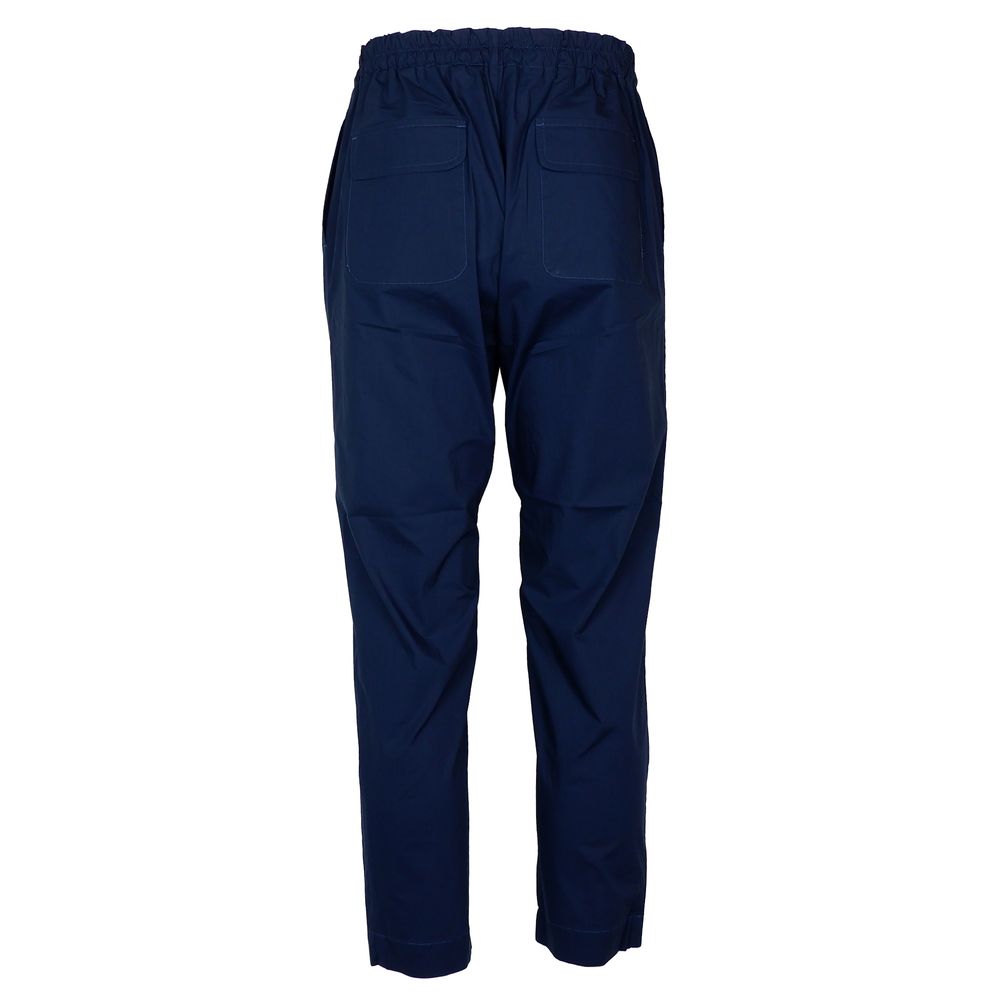 Alpha Studio Blue Cotton Jeans & Pant Alpha Studio