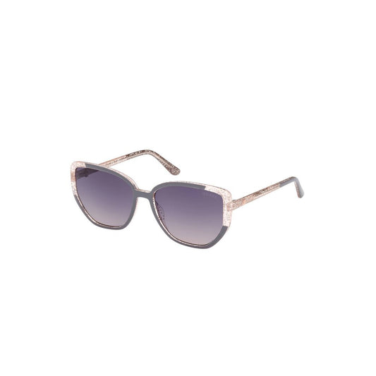Guess Jeans Gray Injected Women Sunglass Guess Jeans