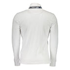 La Martina elegant slim fit polo shirt with embroidery details, showcasing a stylish men's casual fashion piece.