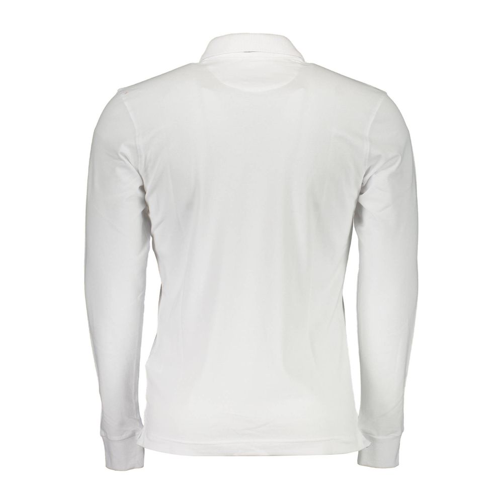 La Martina elegant slim fit polo shirt with embroidered details, tailored fit, and classic collar, perfect for casual or smart-casual wear.