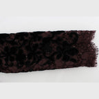 Dolce & Gabbana Purple Floral Lace Ricamo Maxi Dress