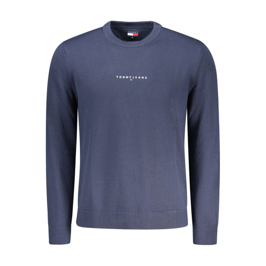 Tommy Hilfiger Blue Polyester Men Sweater Tommy Hilfiger