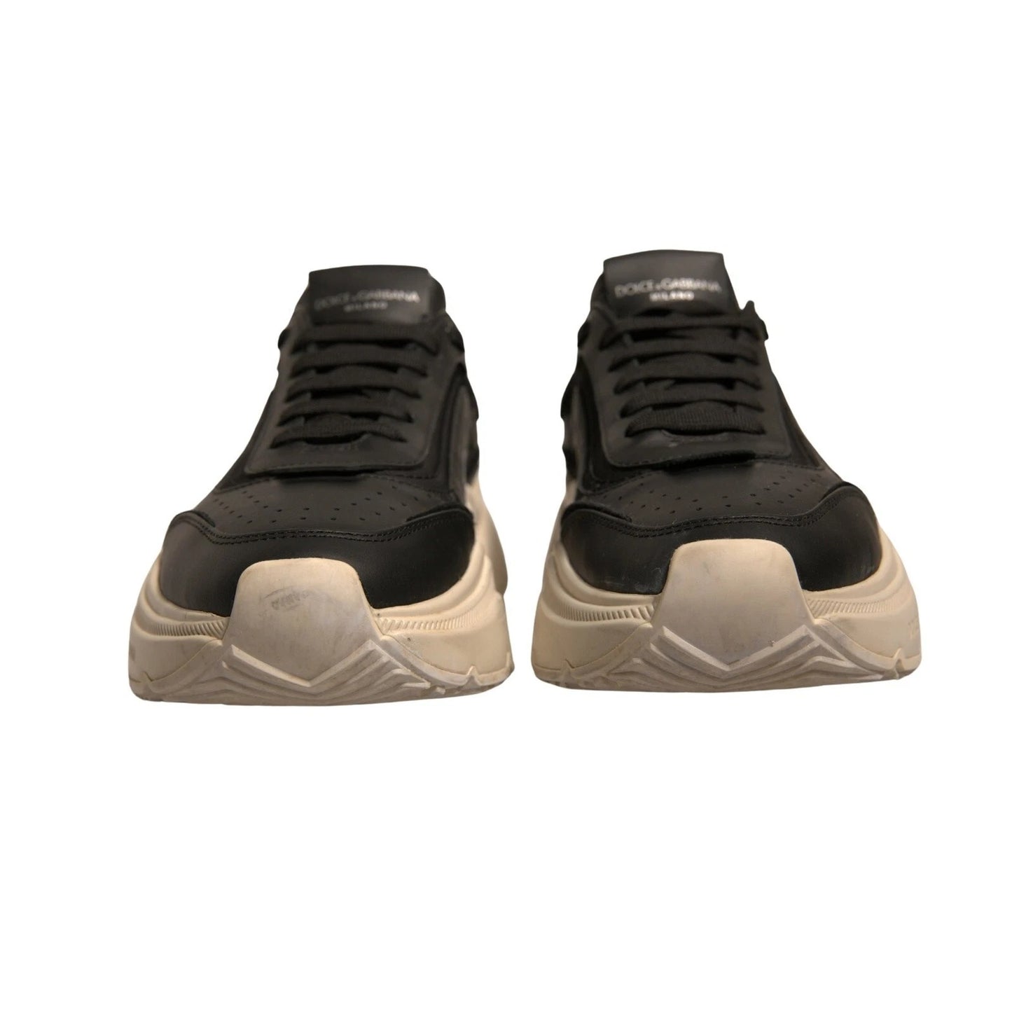 Dolce & Gabbana Black White Daymaster Low Top Sneakers Shoes Dolce & Gabbana