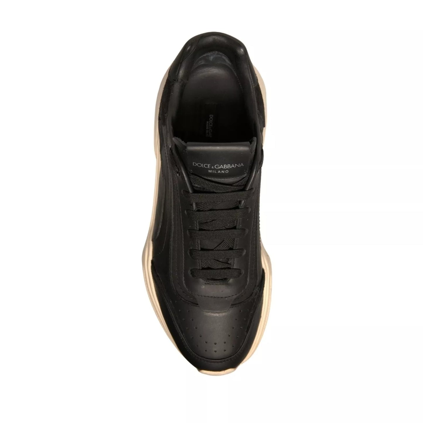 Dolce & Gabbana Black White Daymaster Low Top Sneakers Shoes Dolce & Gabbana