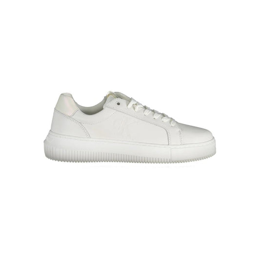 Calvin Klein Bianco Leather Women Sneaker Calvin Klein