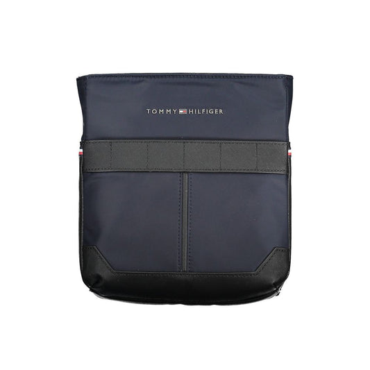 Tommy Hilfiger Blue Polyurethane Men's Shoulder Bag Tommy Hilfiger