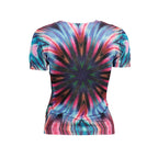 Desigual Blue Viscose Women's T-Shirt Desigual