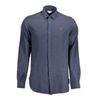 U.S. POLO ASSN. Blue Cotton Men's Shirt