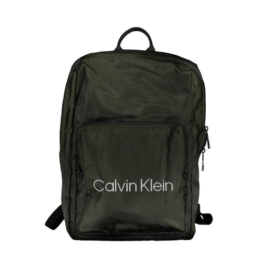 Calvin Klein Verde Polyester Men Backpack Calvin Klein
