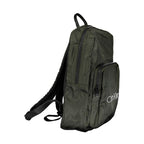Calvin Klein Verde polyester men's backpack with adjustable straps and front zip pocket, designed for everyday use.