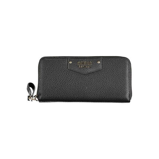 Guess Jeans Black Polyurethane Women Wallet Guess Jeans