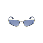 Calvin Klein Argento Metal Women Sunglasses with sleek metal frame and dark tinted lenses.