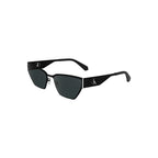 Calvin Klein Nero Metallo women's sunglasses with sleek metal frames and dark tinted lenses.