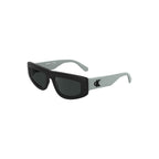 Calvin Klein black bio women sunglasses with sleek frame and dark lenses, stylish eyewear for women.
