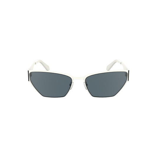 Calvin Klein White Metal Women Sunglasses Calvin Klein