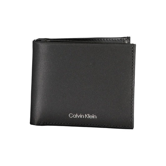 Calvin Klein Elegant Black Leather Wallet with RFID Block Calvin Klein