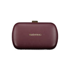 Mario Valentino Rosso polyurethane women's bag with sleek design and top handles, perfect for stylish everyday use.