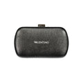 Mario Valentino Nero women's handbag made of polyurethane, featuring a sleek design and silver-tone hardware.