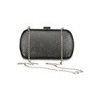 Mario Valentino Nero women's handbag made of polyurethane with sleek design and adjustable shoulder strap.