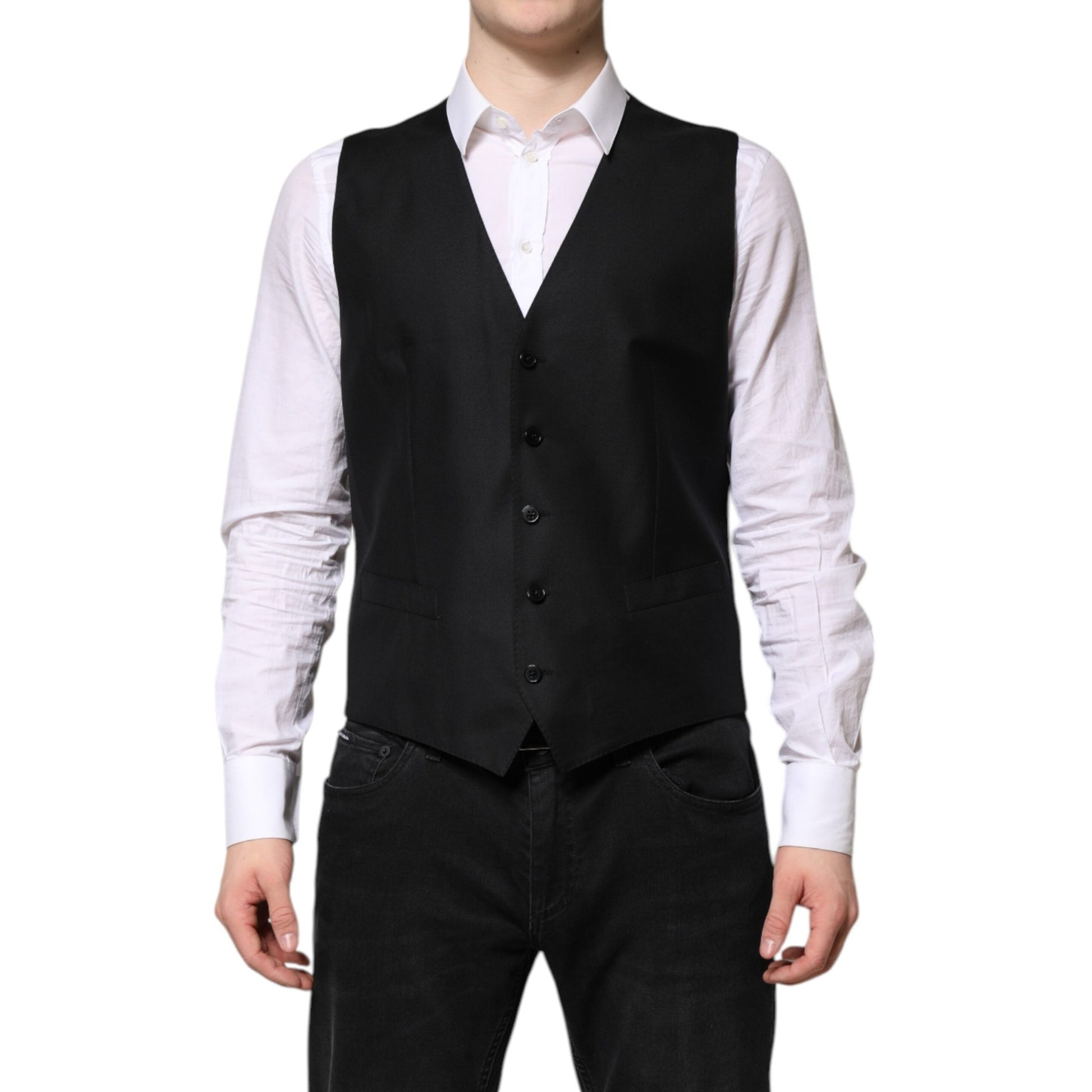 Dolce & Gabbana Black Single Breasted Suit 2 Piece Jacket Dolce & Gabbana