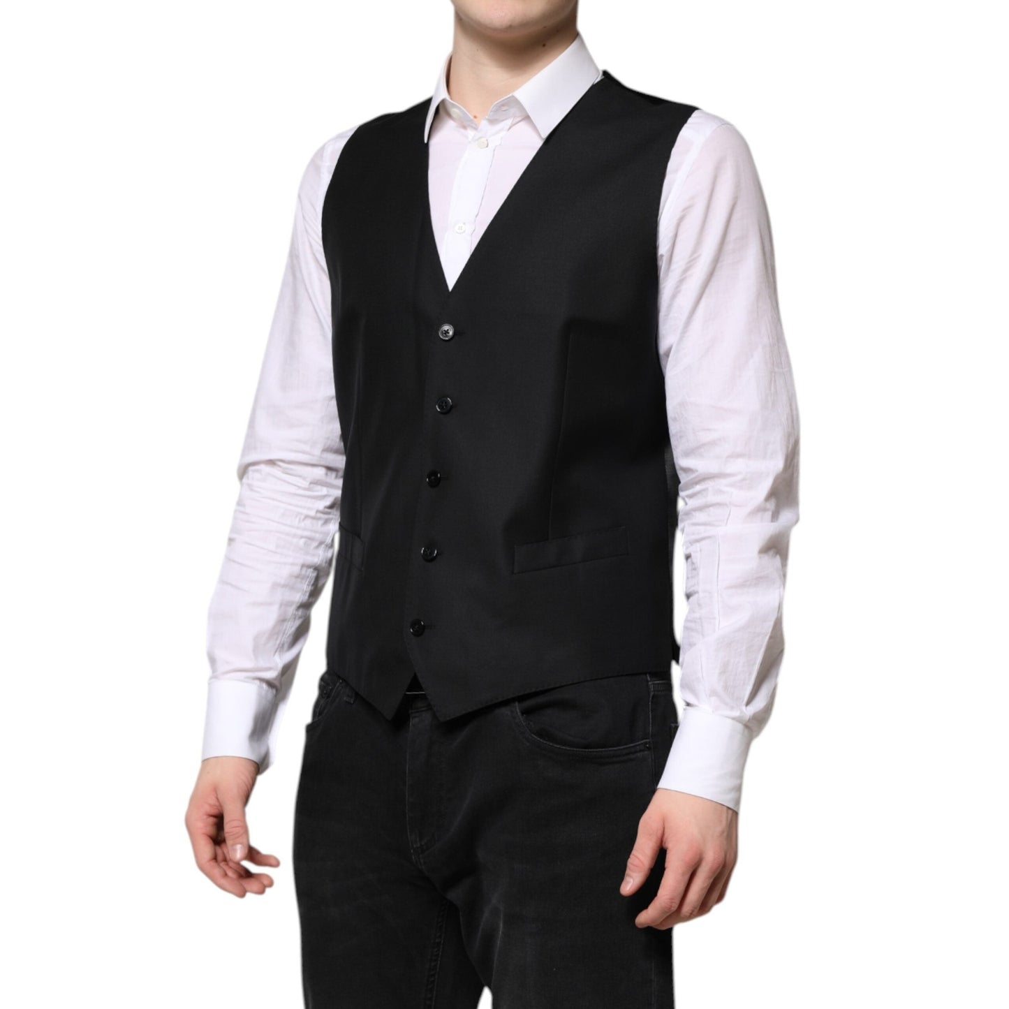 Dolce & Gabbana Black Single Breasted Suit 2 Piece Jacket Dolce & Gabbana