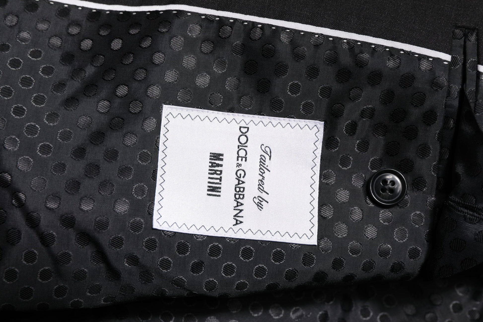 Dolce & Gabbana Dark Gray MARTINI Single Breasted Jacket Dolce & Gabbana