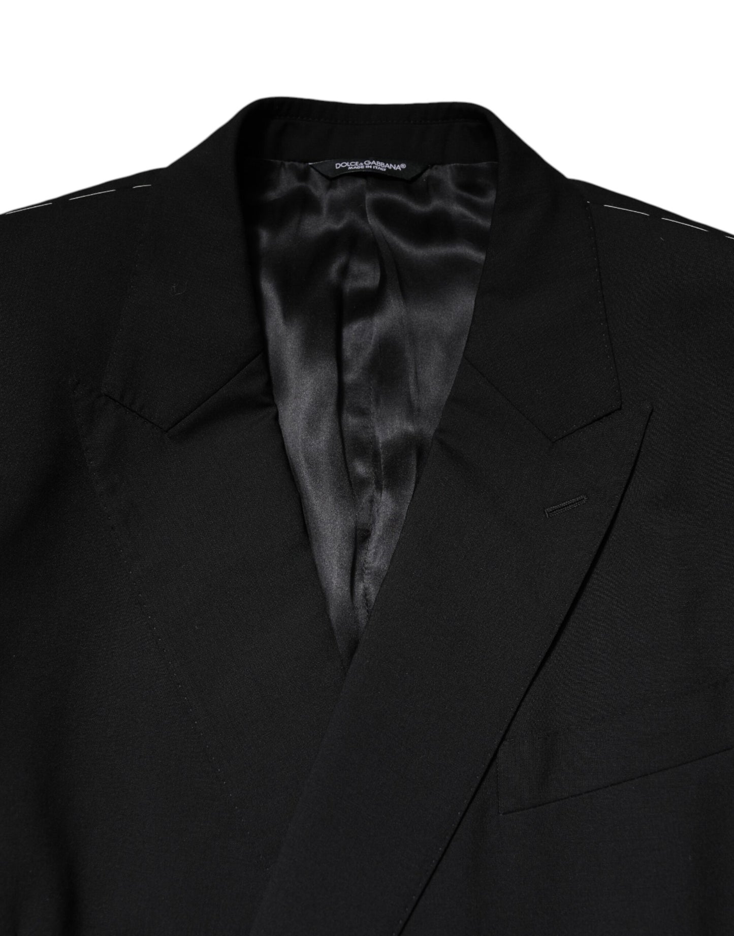 Dolce & Gabbana Black MARTINI Double Breasted Suit Jacket Dolce & Gabbana