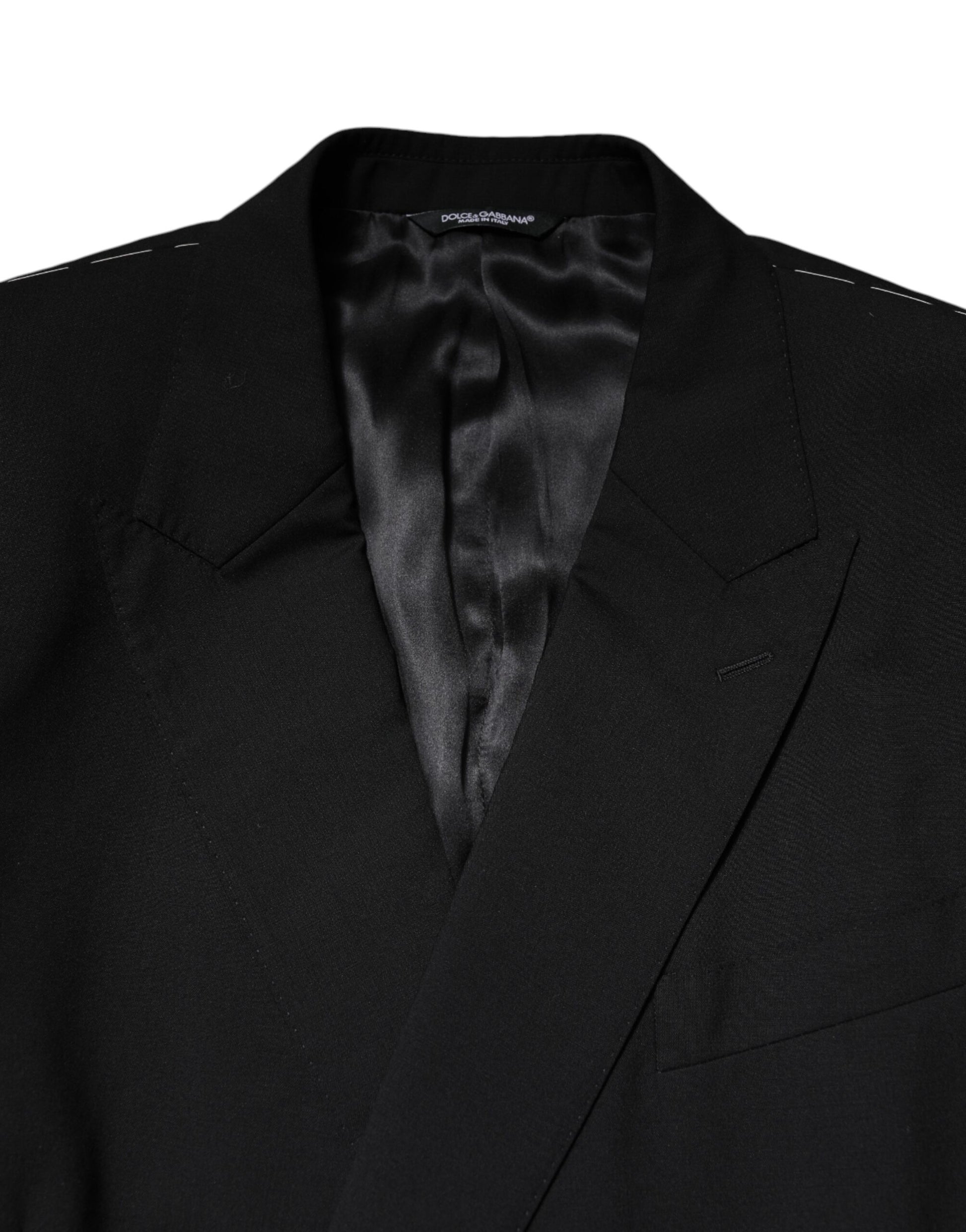 Dolce & Gabbana Black MARTINI Double Breasted Suit Jacket Dolce & Gabbana