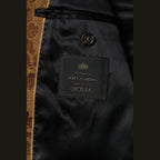 Dolce & Gabbana Brown Floral Jacquard SICILIA 2 Piece Suit