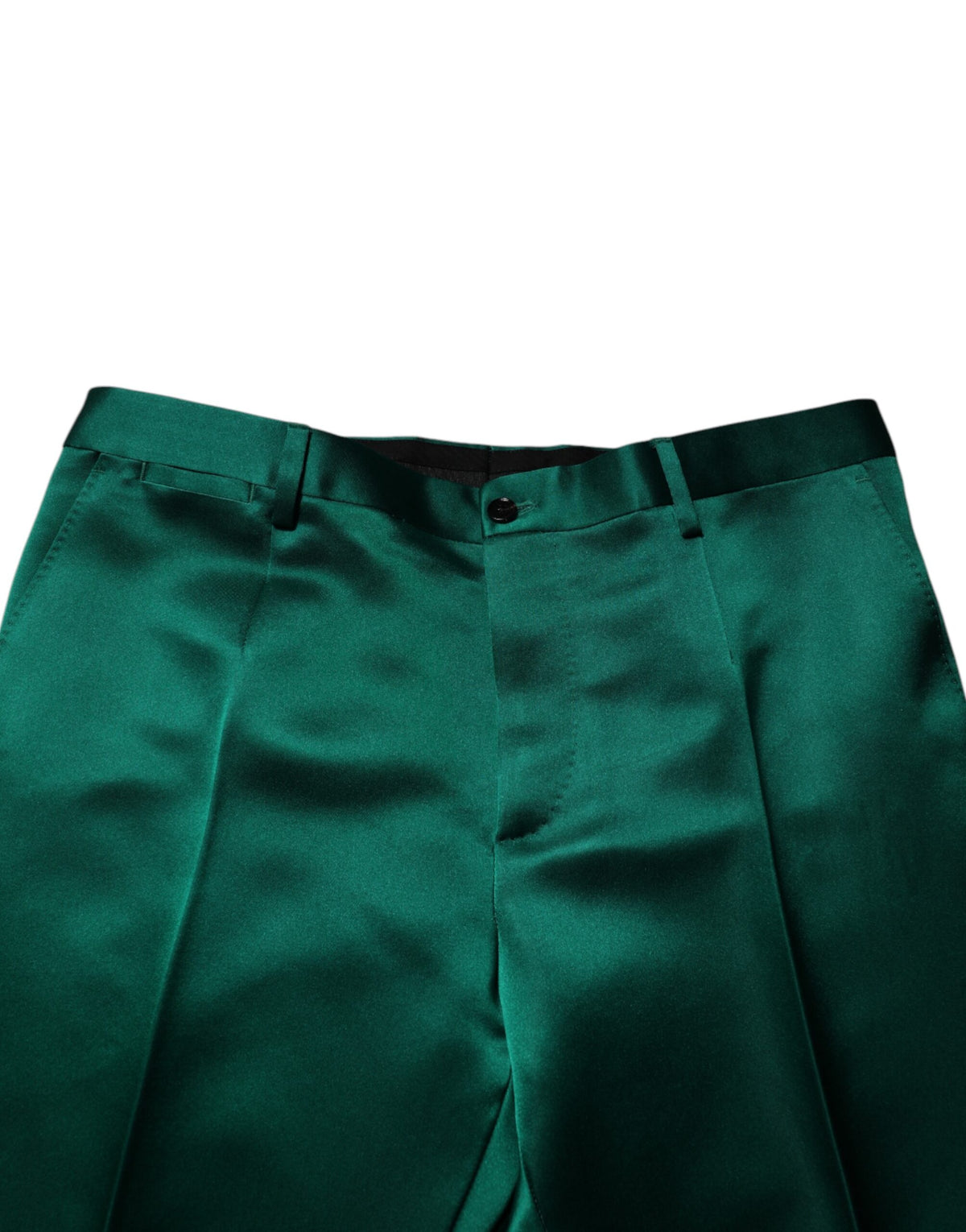 Dolce & Gabbana Green Silk 3 Piece Single Breasted Suit - Eljoys Fashion 