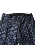 Dolce & Gabbana Blue MARTINI Star Jacquard 3 Piece Suit - Eljoys Fashion 