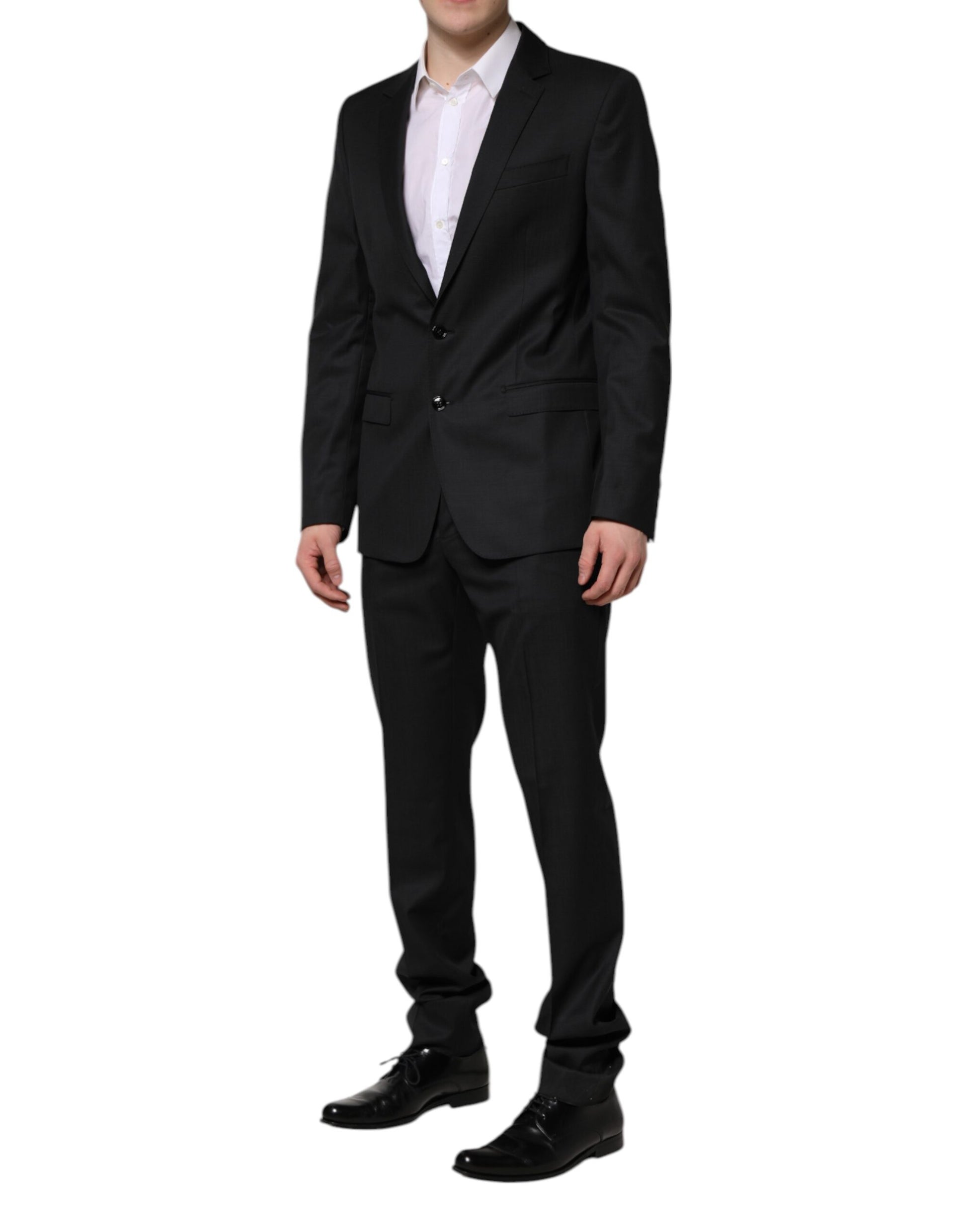 Dolce & Gabbana Dark Gray MARTINI 2 Pc Single Breasted Suit Dolce & Gabbana