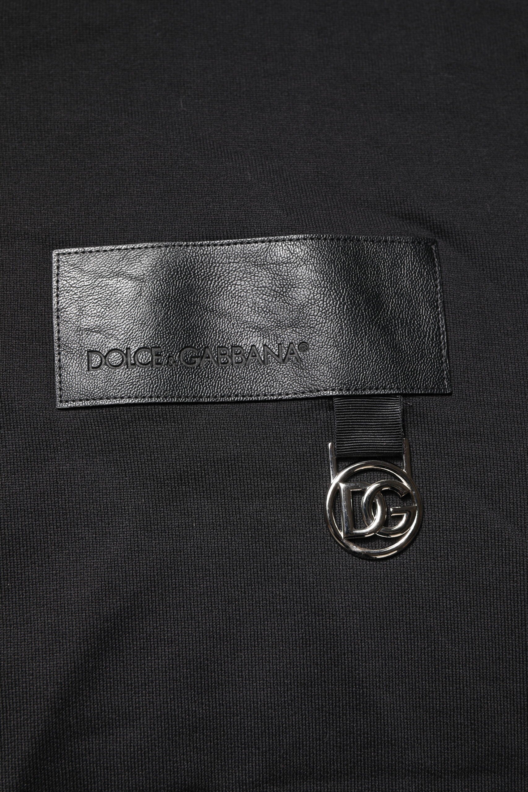 Dolce & Gabbana Black DG Logo Crew Neck Sweatshirt Sweater Dolce & Gabbana