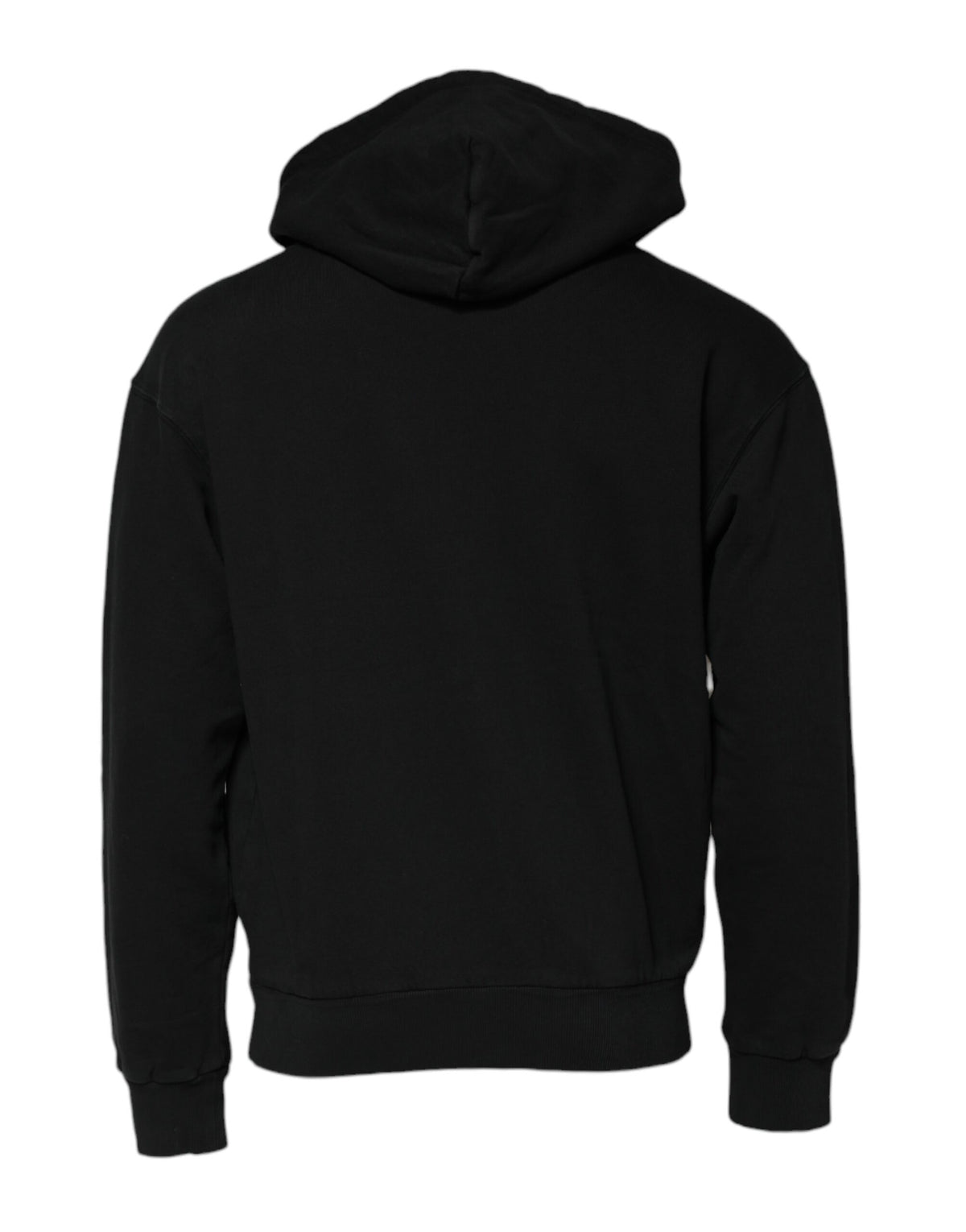 Dolce & Gabbana Black Logo Full Zip Hooded Men Sweatshirt Sweater - Eljoys Fashion 