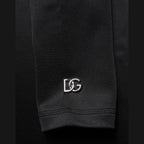 Dolce & Gabbana Black Polyester Turtleneck Pullover Sweater