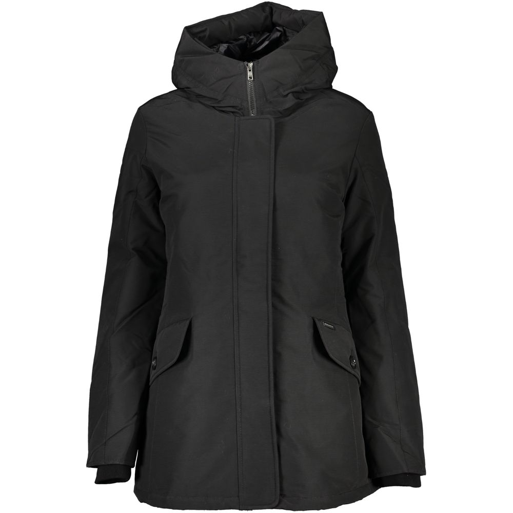 Woolrich Black Cotton Women's Jacket - Eljoys Fashion 