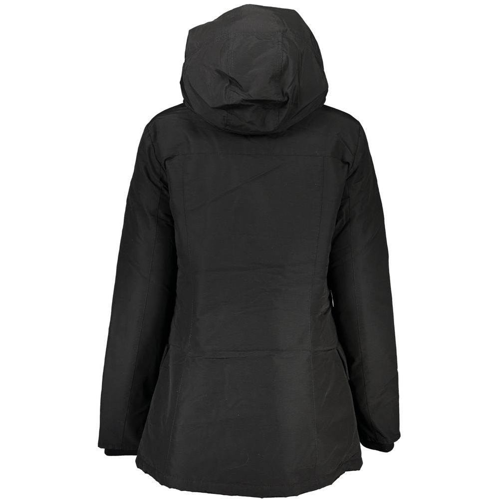Woolrich Black Cotton Women's Jacket - Eljoys Fashion 