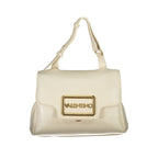 Beige polyurethane women's bag by Mario Valentino with sleek design and subtle branding, perfect for everyday use.