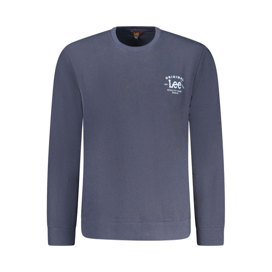 Lee Blue Cotton Men Sweater Lee