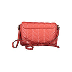 Mario Valentino Rosso polyurethane women's bag with sleek design and shoulder strap, stylish accessory for everyday use.