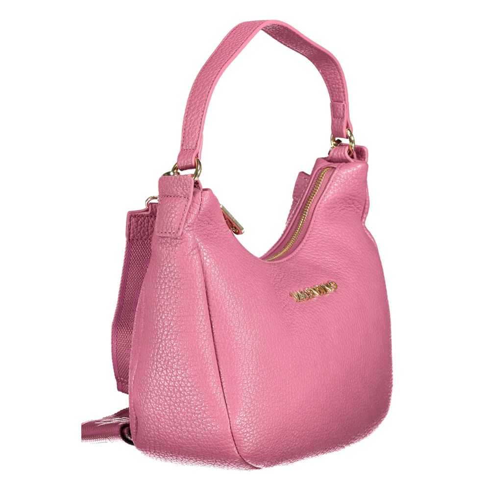 Mario Valentino Rosa Donna bag made of polyurethane, featuring a sleek design with handles and a stylish finish.